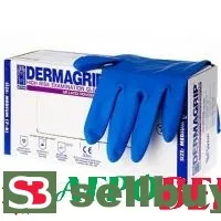 Перчатки Dermagrip High RISK латексные неопудренные S